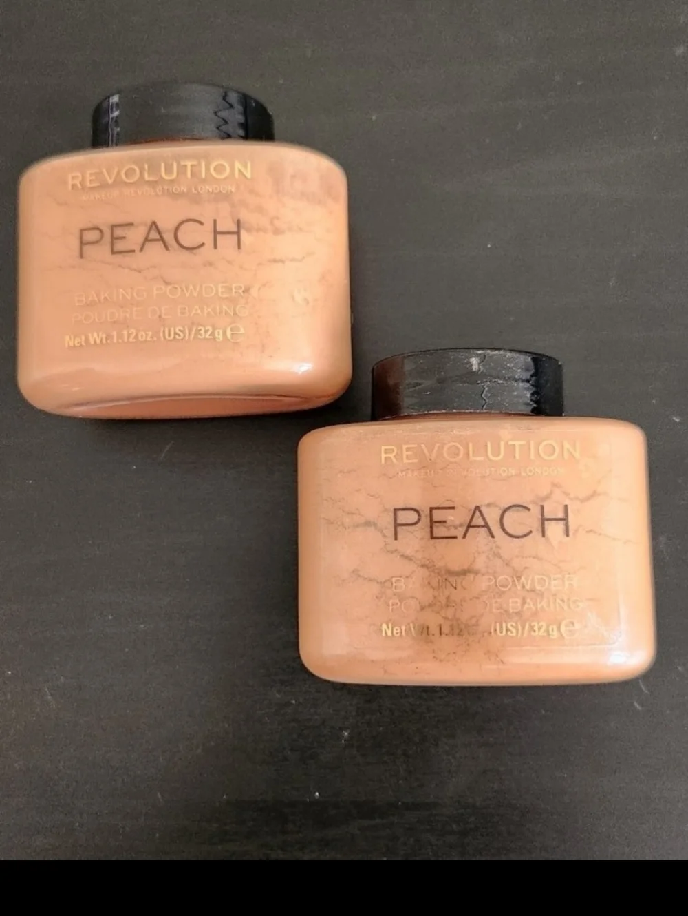 Revolution Peach Baking Powder - Peach Colored Setting Powder